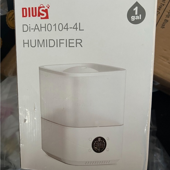 4L Top Fill Quiet Cool Mist Air Humidifier w LED Lights & Auto Shut-Off - Picture 3 of 9